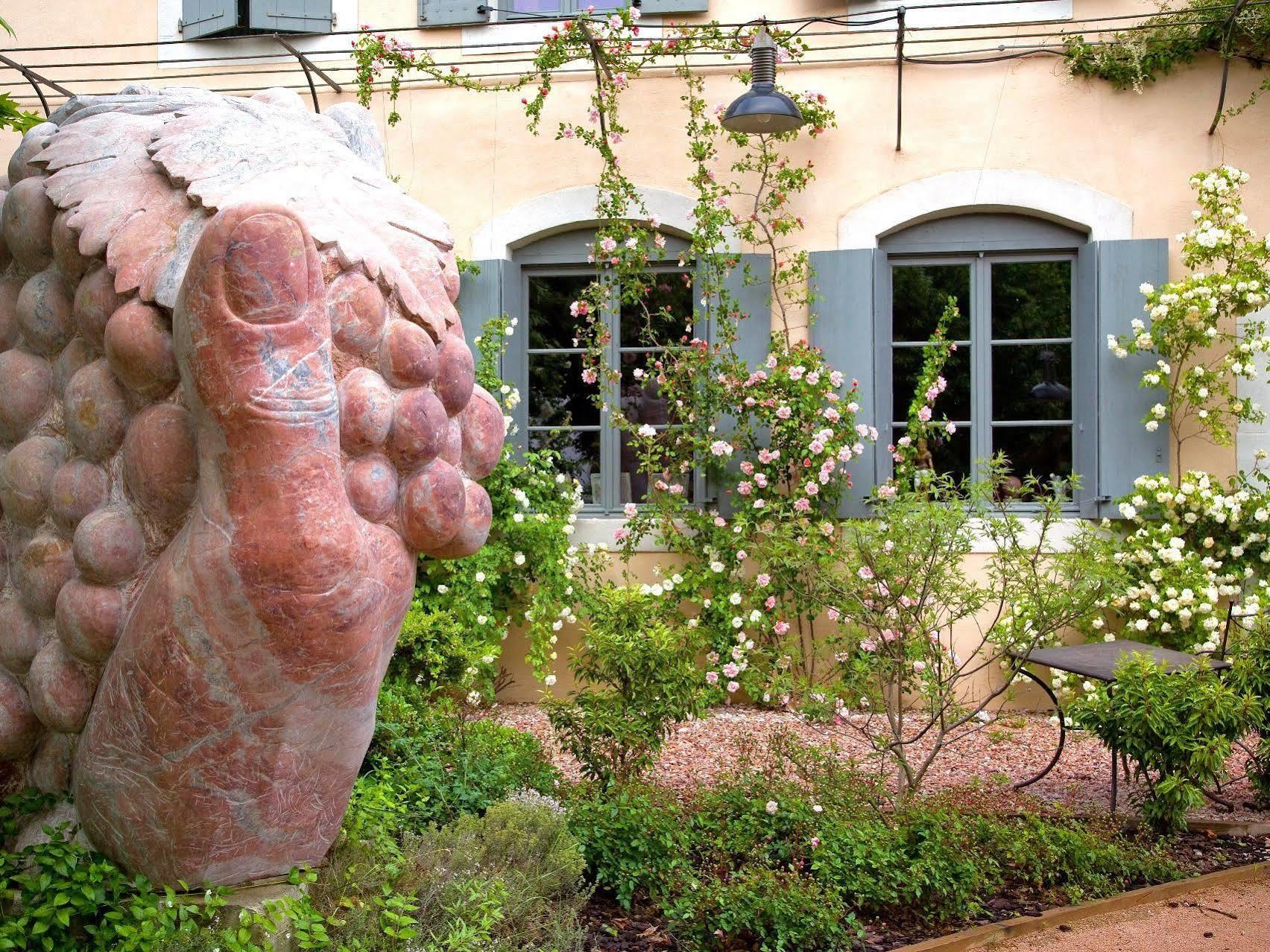 Logis Hotel - Restaurant La Marbrerie Caunes-Minervois Exterior foto
